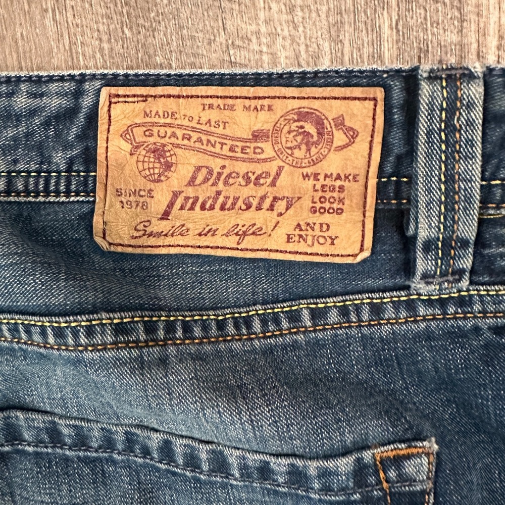 Diesel Industry LARKEE Jeans Workwear Distressed Straight Leg Men's 32x30 - Picture 7 of 15